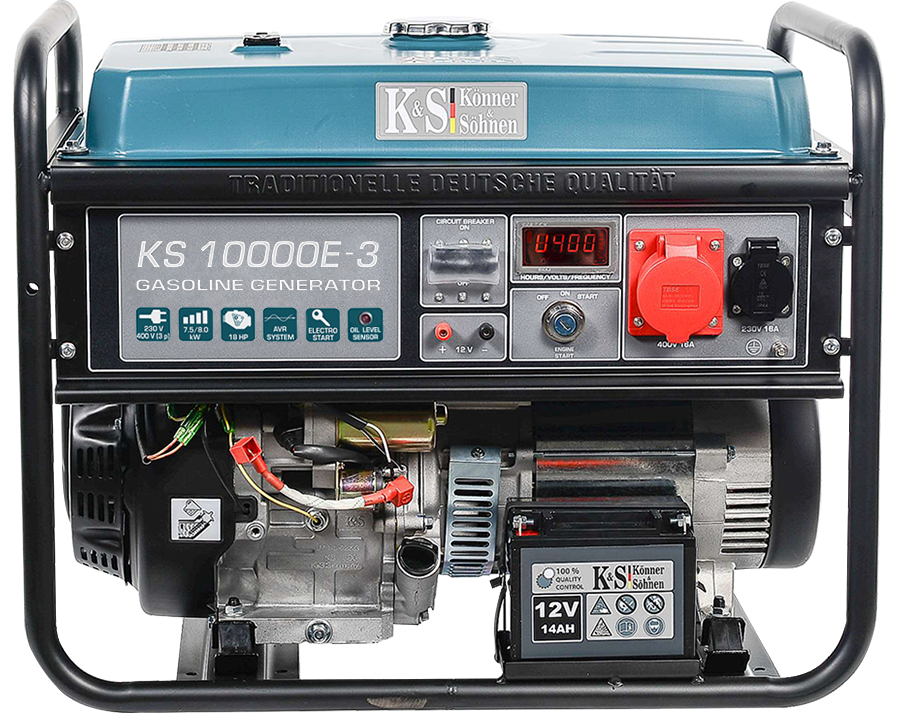 Бензиновий генератор KS 10000E-3