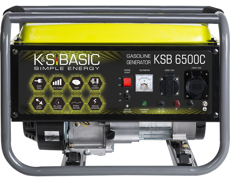 Бензиновий генератор KSB 6500C