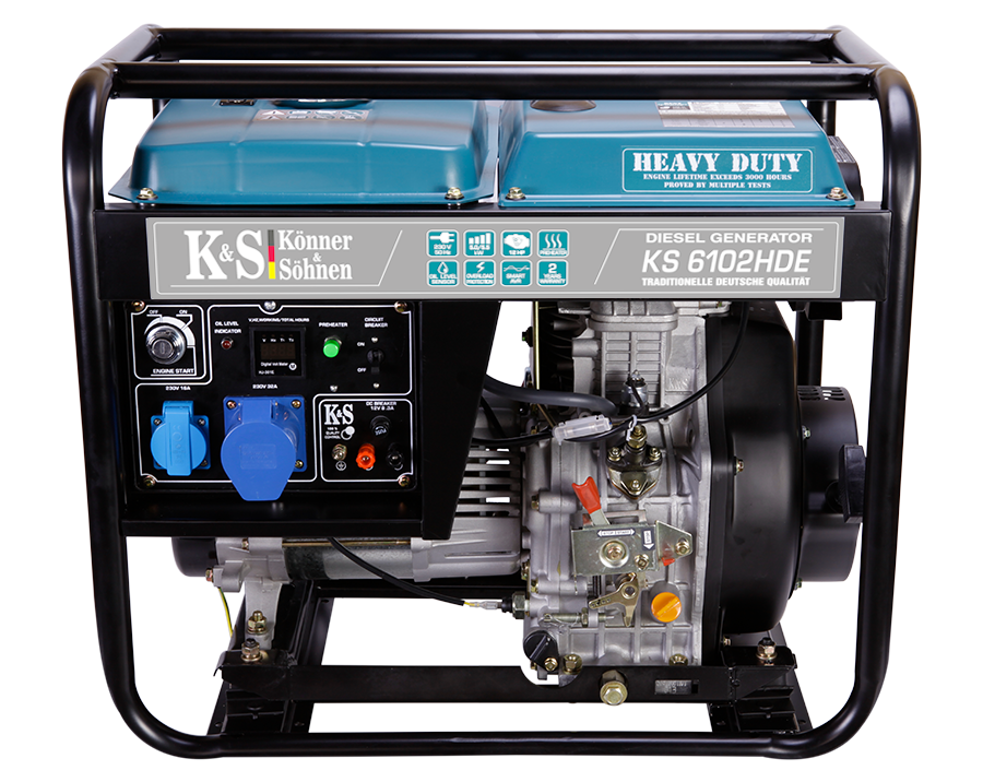 Дизельный генератор KS 6102HDE (Euro II) - Фото 1 Дизельный генератор KS 6102HDE (Euro II)