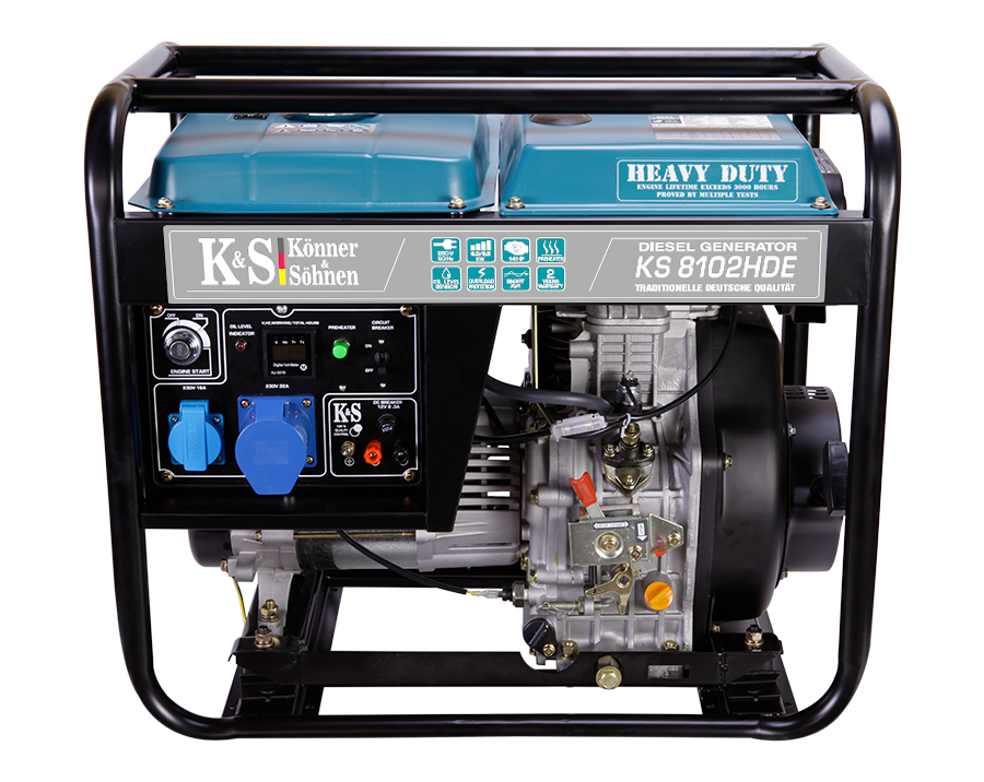 Дизельный генератор KS 8102HDE (Euro II) - Фото 1 Дизельный генератор KS 8102HDE (Euro II)