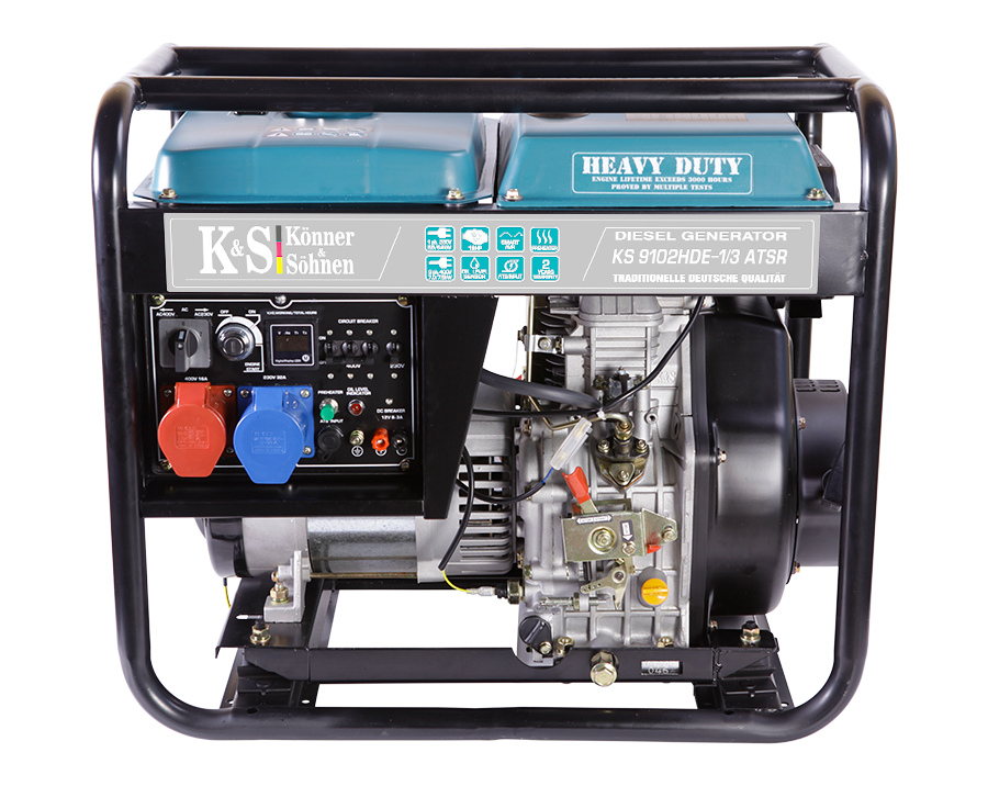 Дизельний генератор KS 9102HDE-1/3 ATSR (Euro II) - Фото 1 Дизельний генератор KS 9102HDE-1/3 ATSR (Euro II)