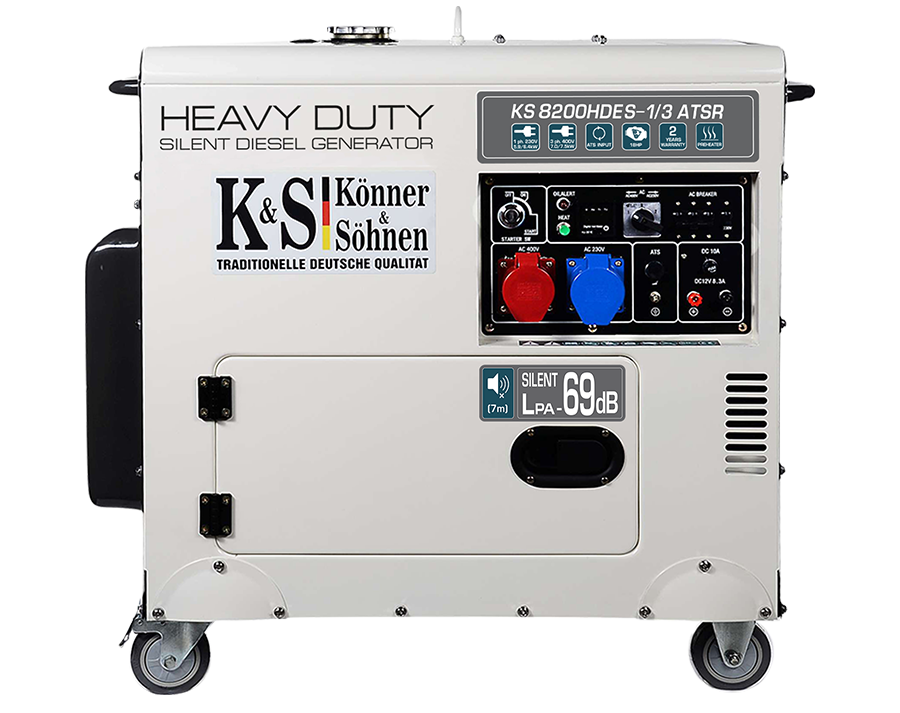 Дизельний генератор KS 8200HDES-1/3 ATSR