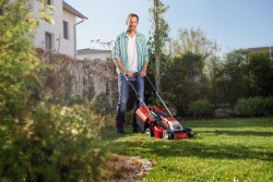 Газонокосилка аккумуляторная Einhell GE-CM 18/30 Li (1x3,0Ah) в Украине