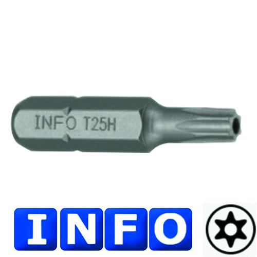 1/4" Бита Torx с отверстием Т27Н, L=30 мм