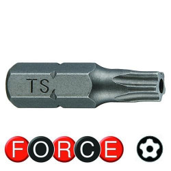 1/4" Бита Torx с отверстием 5-ти лучевая TS20, L=25 мм