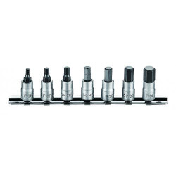 1/4" Набор головок-бит 6-гр. 7 пр. (1/8"-3/8")