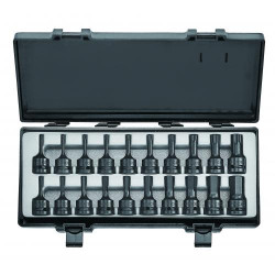 1/2" Набор головок-бит Torx и 6-гр. ударных 20 пр.