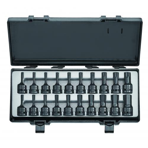 1/2" Набор головок-бит Torx и 6-гр. ударных 20 пр.