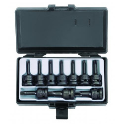 1/2" Набор головок-бит Torx ударных 10 пр. (T20-T70)
