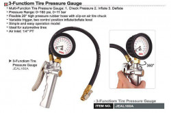 Пистолет для накачки шин пневматический профессиональный TOPTUL JEAL160A в Украине