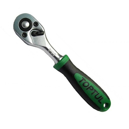 Трещотка 1/4" TOPTUL 36 зубцов (масло-бензостойкая ручка) S135 - Фото 1 Трещотка 1/4" TOPTUL 36 зубцов (масло-бензостойкая ручка) S135