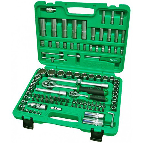 Професійний набір автоінструменту 1/4&quot;, 1/2&quot; 108од. (12-гр.) TOPTUL GCAI108R1