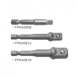 Набор переходников под шуруповерт 1/4" 3ед. TOPTUL (1/4", 3/8", 1/2") GAAR0301