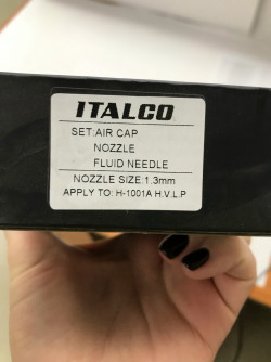 Сопло 1,3мм для фарбопульпу H-1001A ITALCO NS-H-1001A-1.3 в Україні