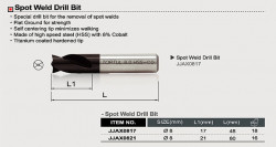 Свердло для точкового зварювання 8х45мм TOPTUL JJAX0817 купити