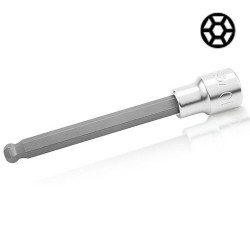 Насадка шестигранник HEX TOPTUL 8 мм 140мм 1/2&quot; з кулею BCSA1608