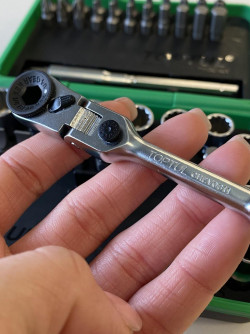 Набір біт і головок з тріскачкою TOPTUL 1/4" 41ед. (12-гр.) GADW4502 не дорого