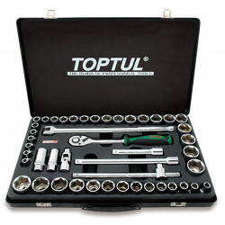 Комбінований набір інструментів TOPTUL 1/2&quot; (дюйм+метр.) 46од. GCAD4601
