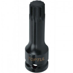 Головка торцевая SPLINE ударная TOPTUL М14 L77мм 1/2" KADB1614L