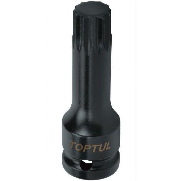 Головка торцевая SPLINE ударная TOPTUL М14 L77мм 1/2" KADB1614L