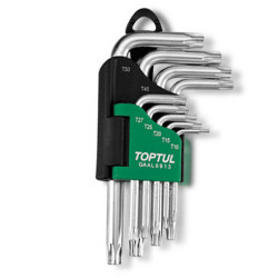 Набір ключів TORX Г-обр. TOPTUL T10-T50 9од. GAAL0913