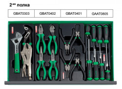 Скринька для СТО з інструментом TOPTUL (Pro-Line) 3 секції 157 од. GCAZ0011 замовити