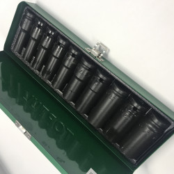 Набор длинных торцевых головок ударных TOPTUL 1/2" 10-24мм 10ед. GDAD1002 заказать
