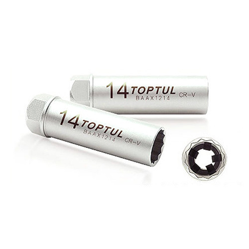 Головка 12-гранна свічкова TOPTUL 14мм 3/8&quot; 12 гр. L 90мм BSBA1214S