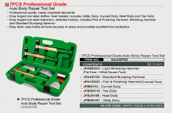 Набор рихтовочных молотков TOPTUL 7 ед. GAAI0702 купить