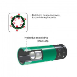 Головка для литых дисков TOPTUL 1/2" ударная длинная 22мм Pro-Series KABP1622 в Украине
