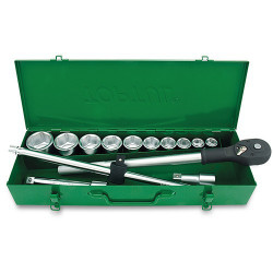 Набор головок с трещоткой TOPTUL 3/4" 14ед. (6-гр.) GCAD1405