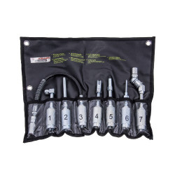 Набір насадок для шприц-масляни 7од. GIKRAFT K-410