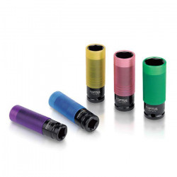 Головка торцевая длинная TOPTUL 1/2" ударная для шиномонтажа 15мм Pro-Series KABP1615 в Украине