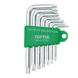 Набір ключів TORX Г-обр. TOPTUL T10-T40 7од. GAAL0705