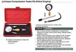 Компресометр бензиновий TOPTUL зі змінними наконечниками JGAI0402 в Україні