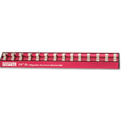 Планка кріплення головок (магнітна) TOPTUL 1/4&quot;*240*14шт PBKB2R2414