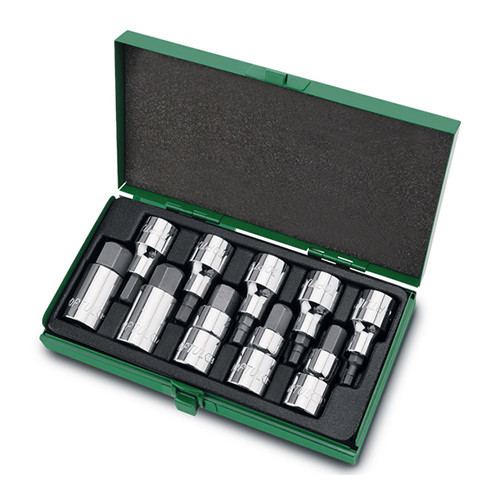 Набір біт вдушених в головку 1/2" HEX4-19мм TOPTUL GAAD1007.