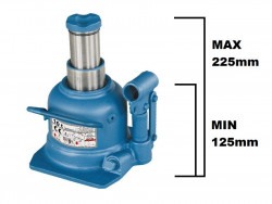 Домкрат телескопічний 10т 125-225 мм професійний низькопрофільний TORIN TH810002 в Україні
