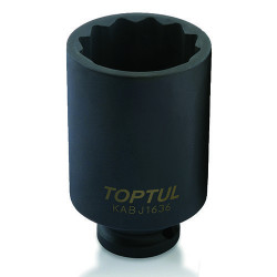 Головка 12-гранна ударна довга TOPTUL 1/2&quot; 36мм KABJ1636