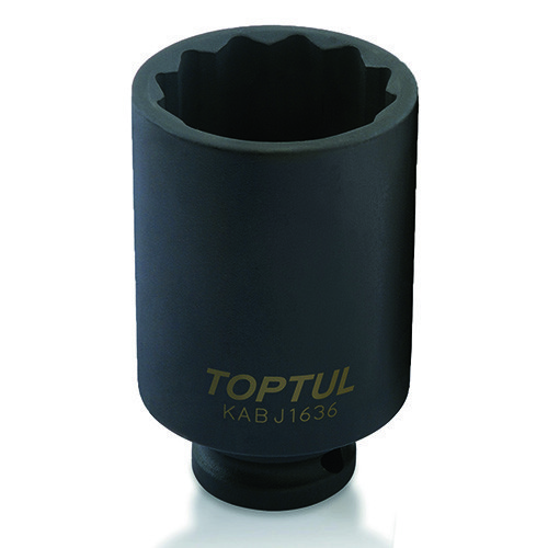 Головка 12-гранна ударна довга TOPTUL 1/2&quot; 36мм KABJ1636