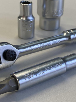 Магнітний битоутримувач TOPTUL 1/4&quot; L100мм (ісп. з CHEV0811) FTDF0810 в Україні