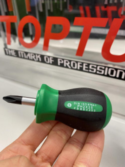 Короткая отвертка крестовая TOPTUL PH2x25 FBBB0203 - фото №2 Короткая отвертка крестовая TOPTUL PH2x25 FBBB0203 купить