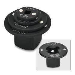 Набор магнитных переходников 1/4"-1" 4ед. TOPTUL GAAR0404