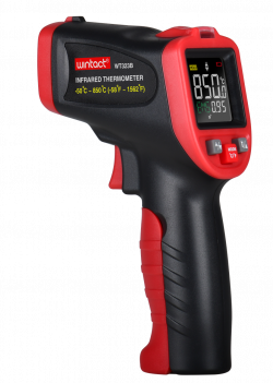 ИК пирометр (цв. дисплей, термопара) -50-850&deg;C WINTACT WT323B