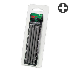 Насадки для шуруповерта набір 1/4&quot; 100мм PH2 4шт TOPTUL FSIB0802G