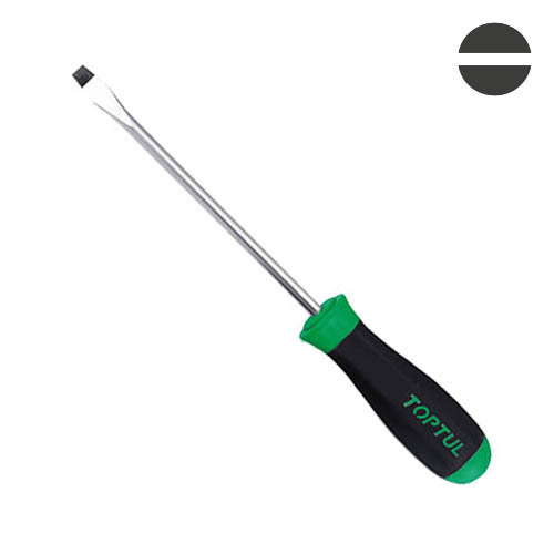 Отвертка плоская шлицевая 6.5x200мм TOPTUL FAAB6E20 - Фото 1 Отвертка плоская шлицевая 6.5x200мм TOPTUL FAAB6E20