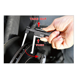 Штангенциркуль для дисків та шин TOPTUL JEEF0160 в Україні