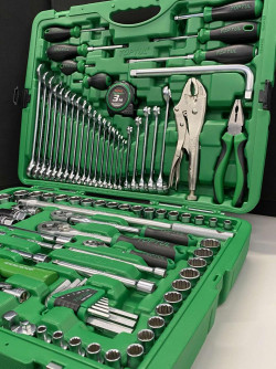 Универсальный набор инструмента 1/4", 3/8", 1/2" 144ед. TOPTUL GCAI144R заказать