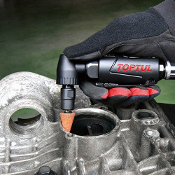 Зачисна машина пневматична кутова 1/4", 6mm 18000об/хв TOPTUL KASD0818 в Україні