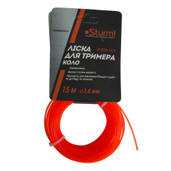 Лісочка для тримера, коло (1.6 мм 15 м) Sturm GT3535-1.6-0